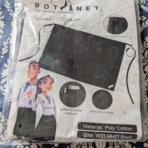 Rotlnet Waist Apron in Black